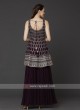 Wine Color Sharara Suit